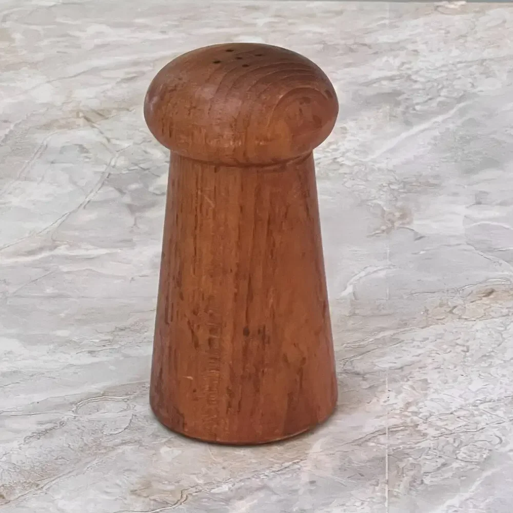 Wooden Handcrafted Salt or Pepper Shaker 4.4